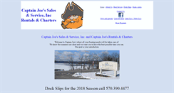 Desktop Screenshot of captainjoespa.com